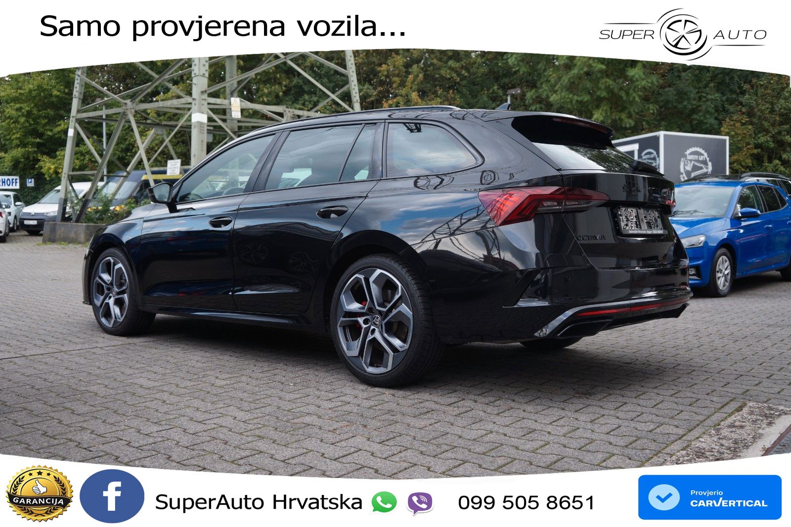 Škoda Octavia Combi RS 2.0 TSI (245 KS) DSG LED+GR SJED+ACC
