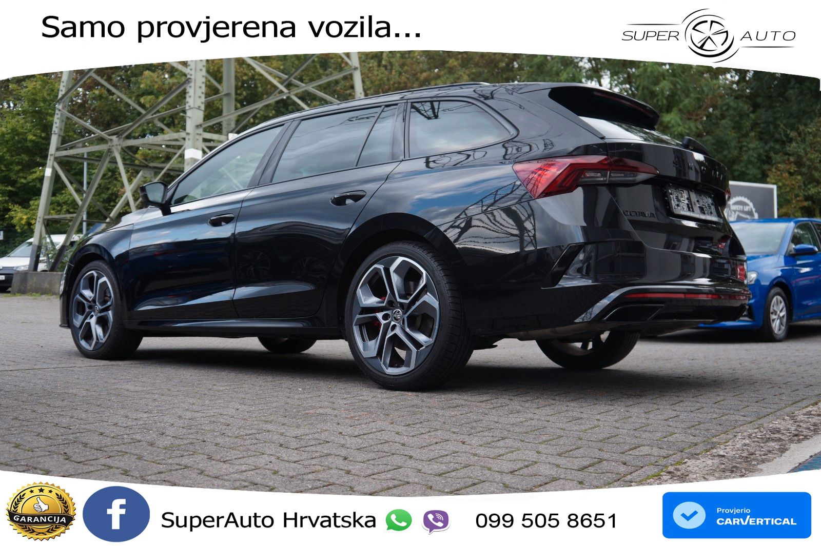Škoda Octavia Combi RS 2.0 TSI (245 KS) DSG LED+GR SJED+ACC