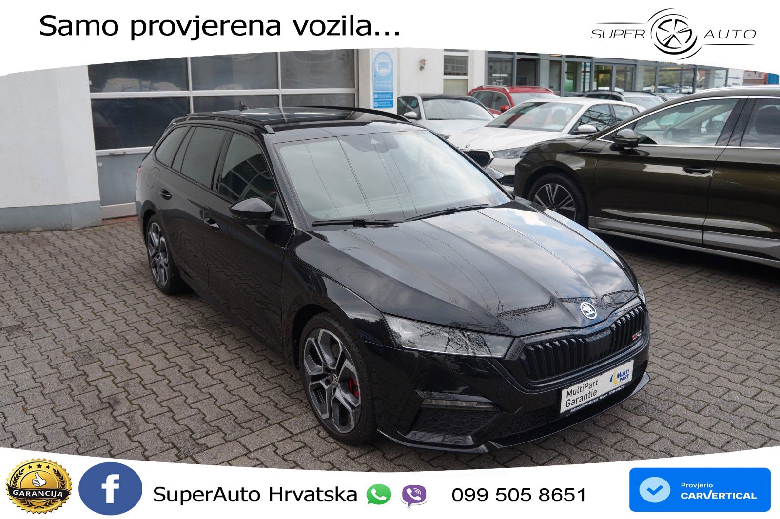 Škoda Octavia Combi RS 2.0 TSI (245 KS) DSG LED+GR SJED+ACC