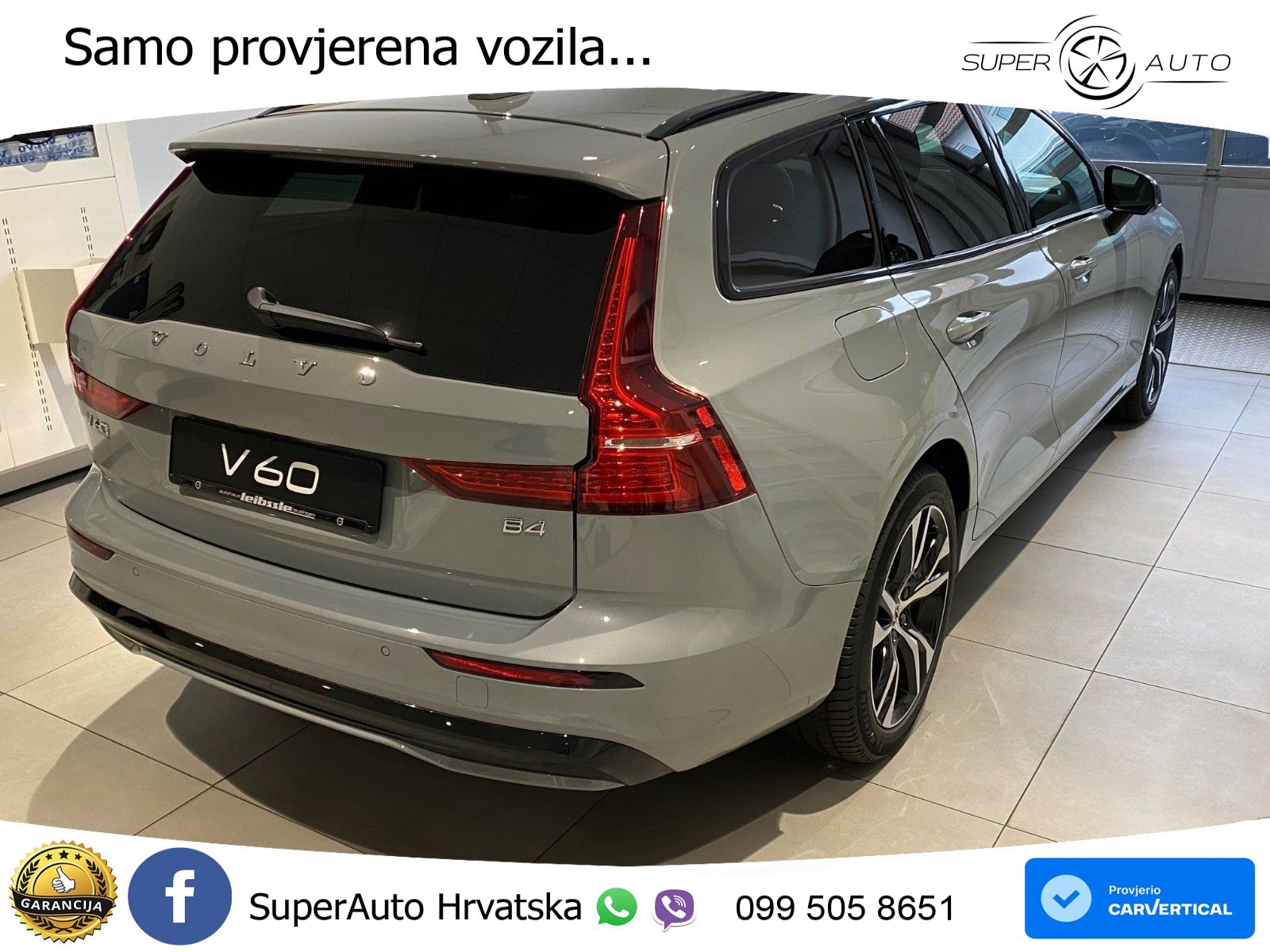 Volvo V60 2.0 B4 Diesel Geartronic LED+GR SJED+ACC