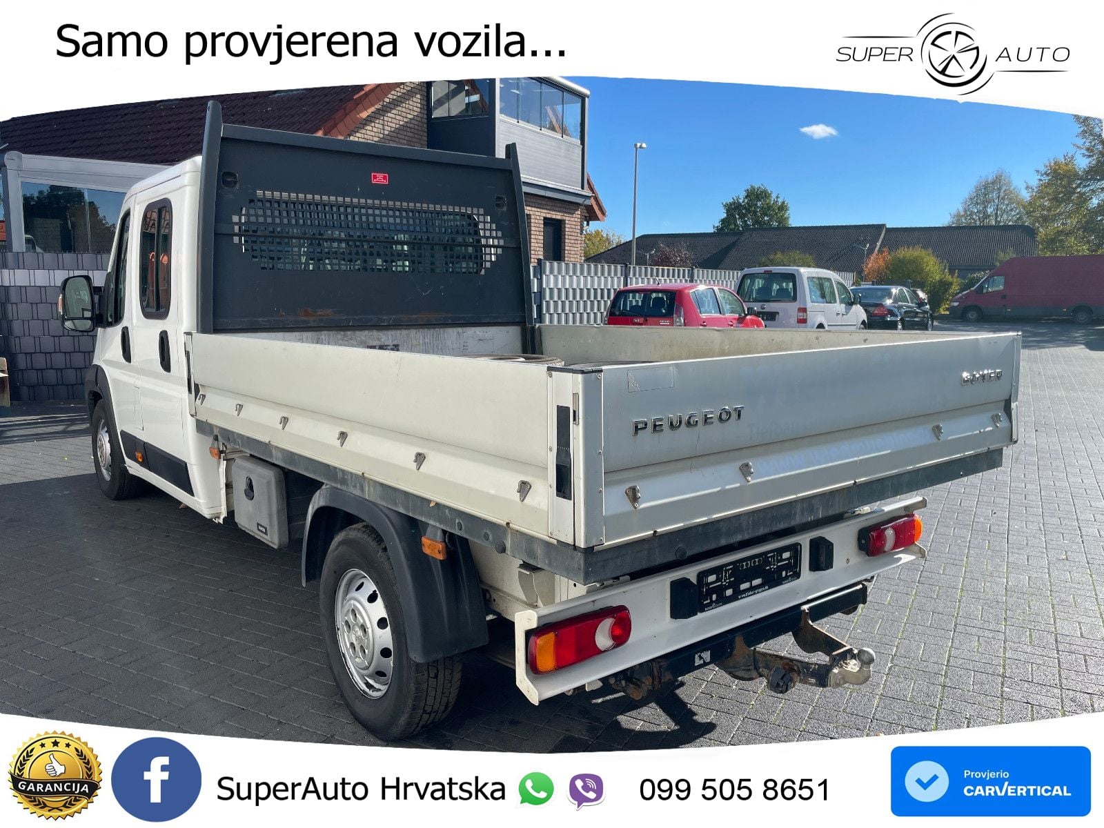 Peugeot Boxer Pritsche Doka. 435 L3 BlueHDi 165 Stop&Sta 165 KS