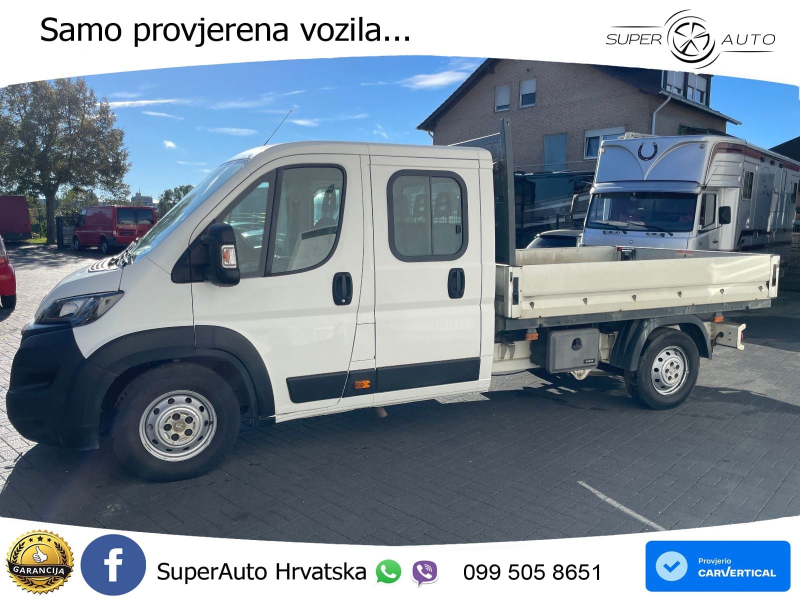 Peugeot Boxer Pritsche Doka. 435 L3 BlueHDi 165 Stop&Sta 165 KS