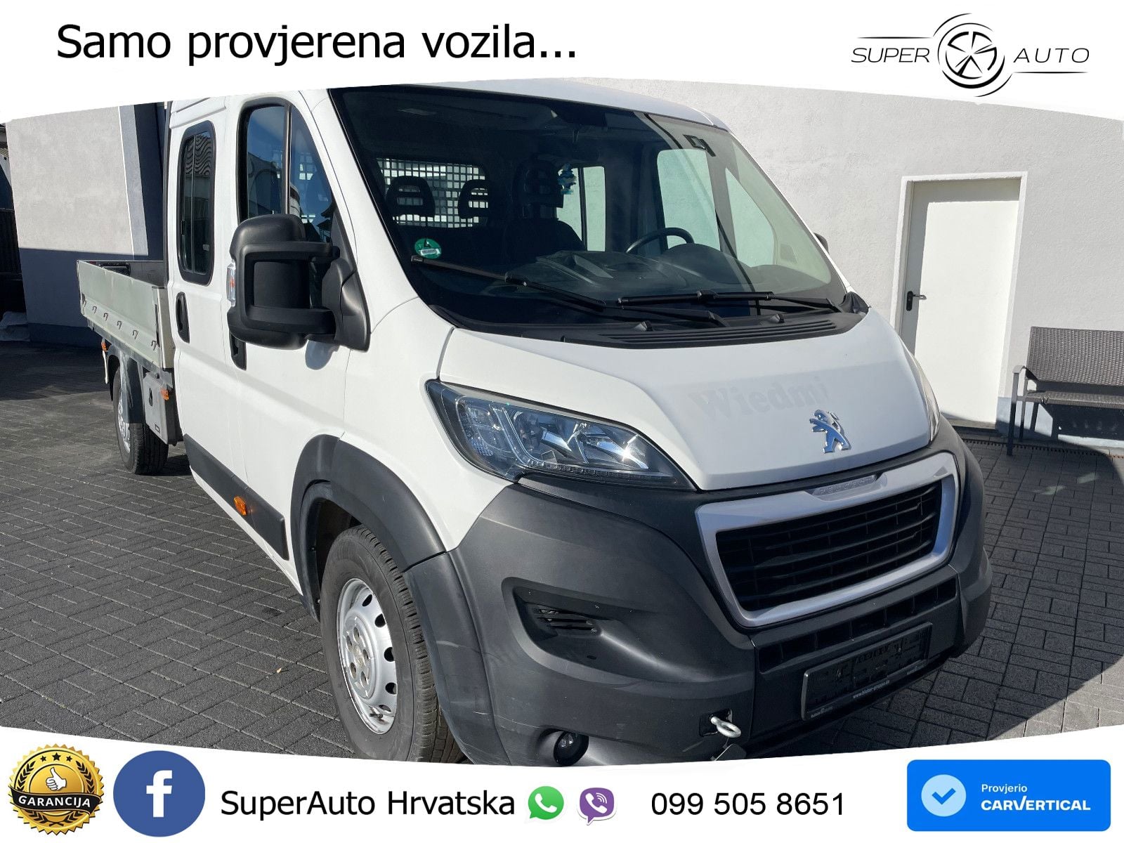 Peugeot Boxer Pritsche Doka. 435 L3 BlueHDi 165 Stop&Sta 165 KS