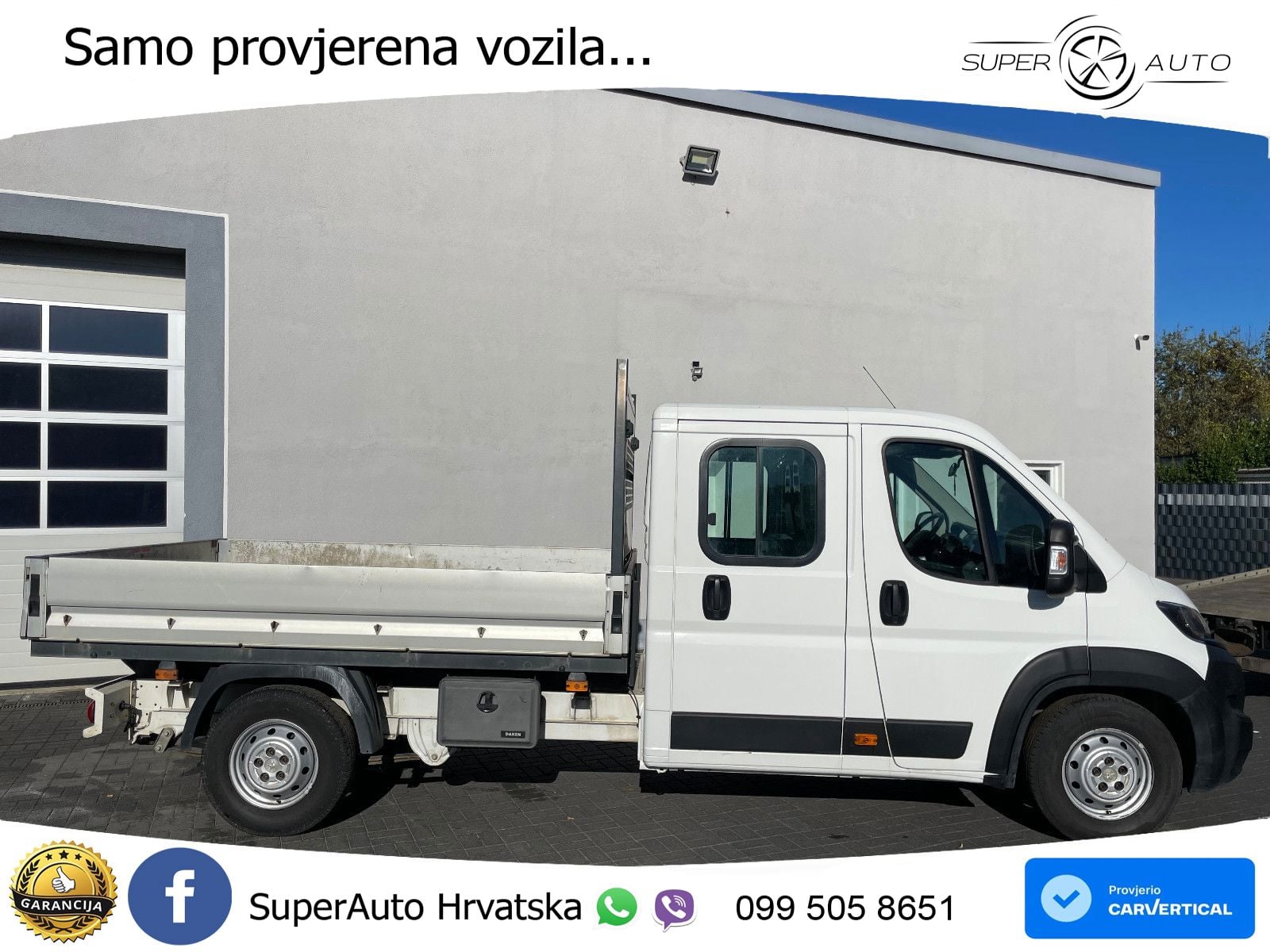 Peugeot Boxer Pritsche Doka. 435 L3 BlueHDi 165 Stop&Sta 165 KS