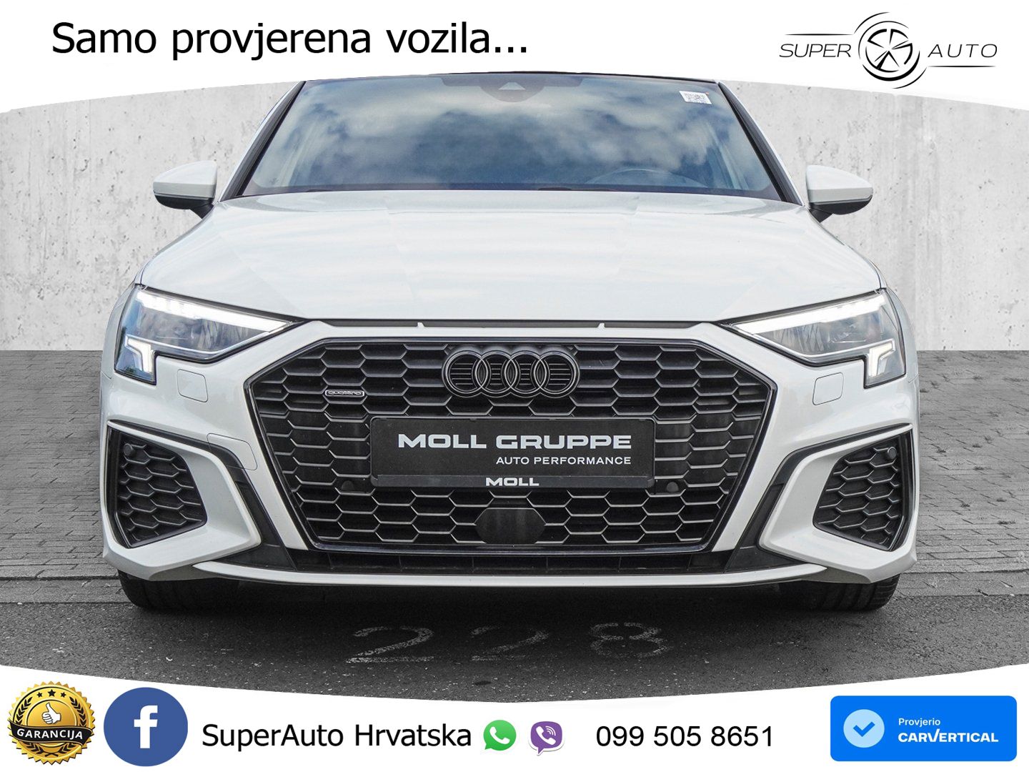 Audi A3 Limuzina 40 TFSI (190 KS) quattro S tronic S line