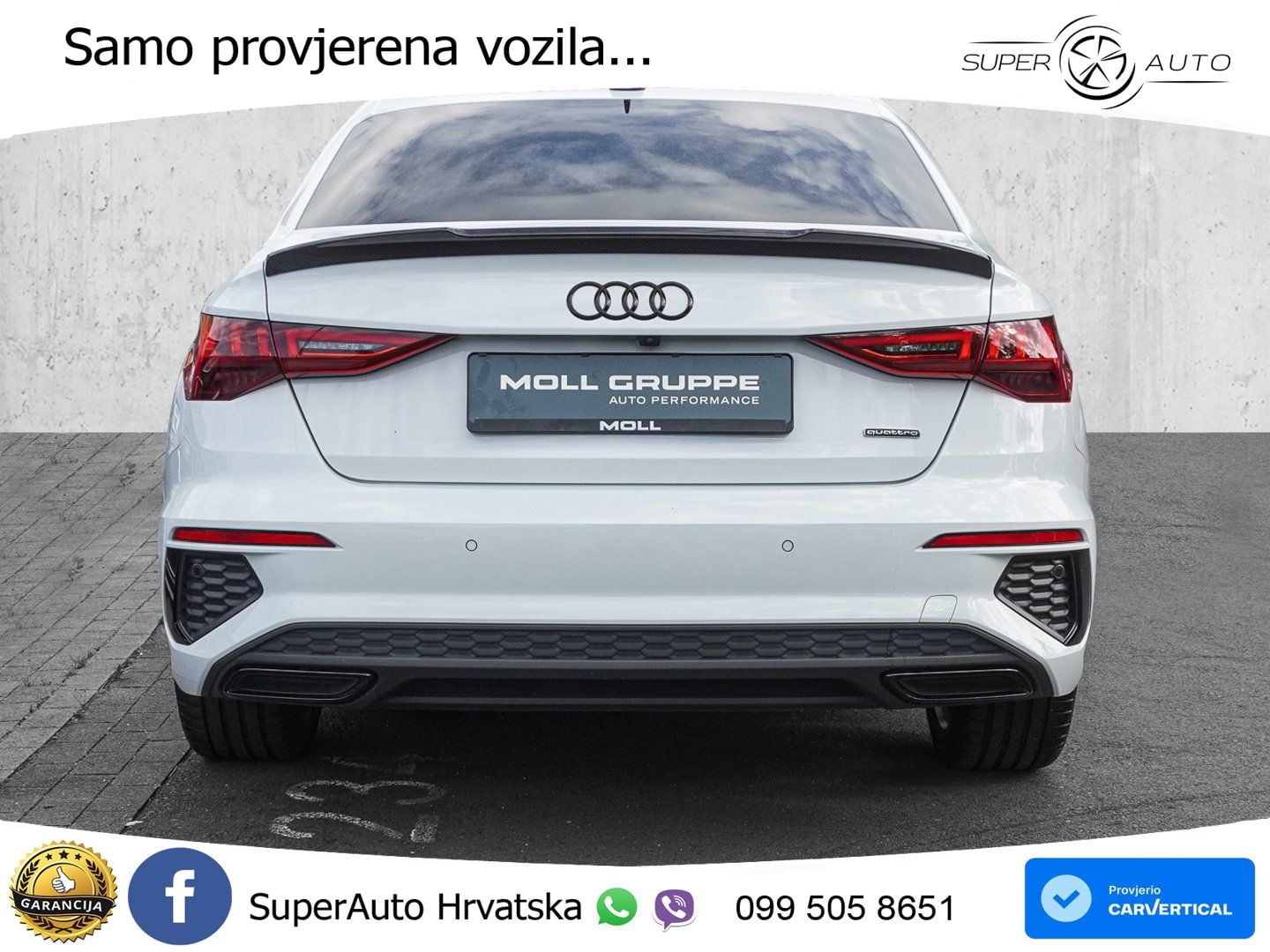 Audi A3 Limuzina 40 TFSI (190 KS) quattro S tronic S line