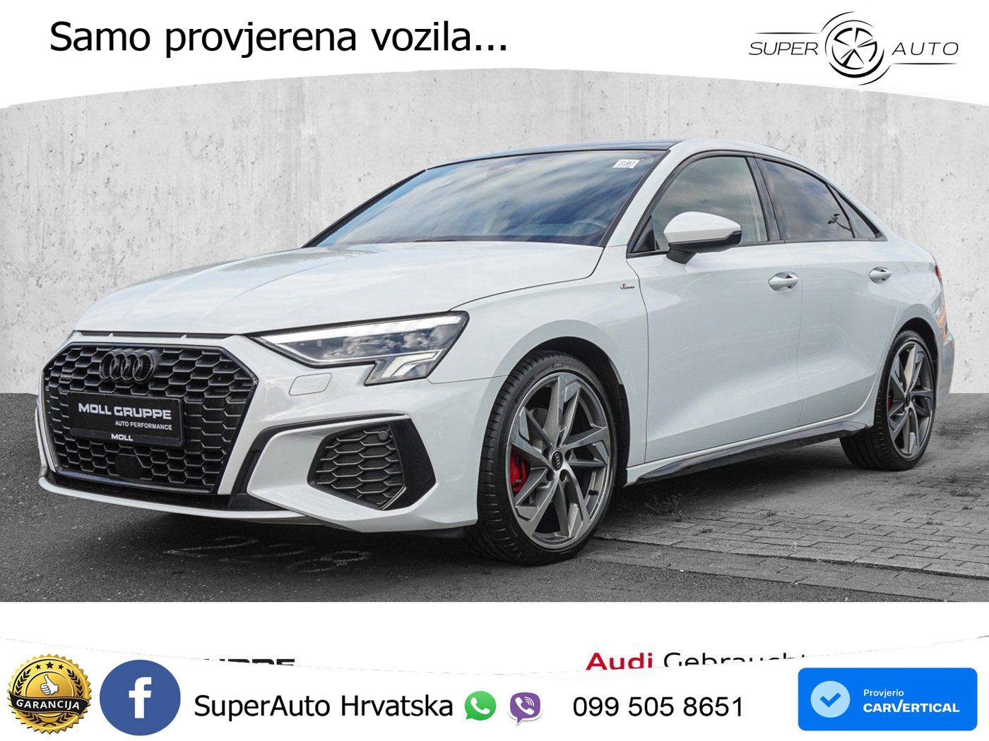 Audi A3 Limuzina 40 TFSI (190 KS) quattro S tronic S line