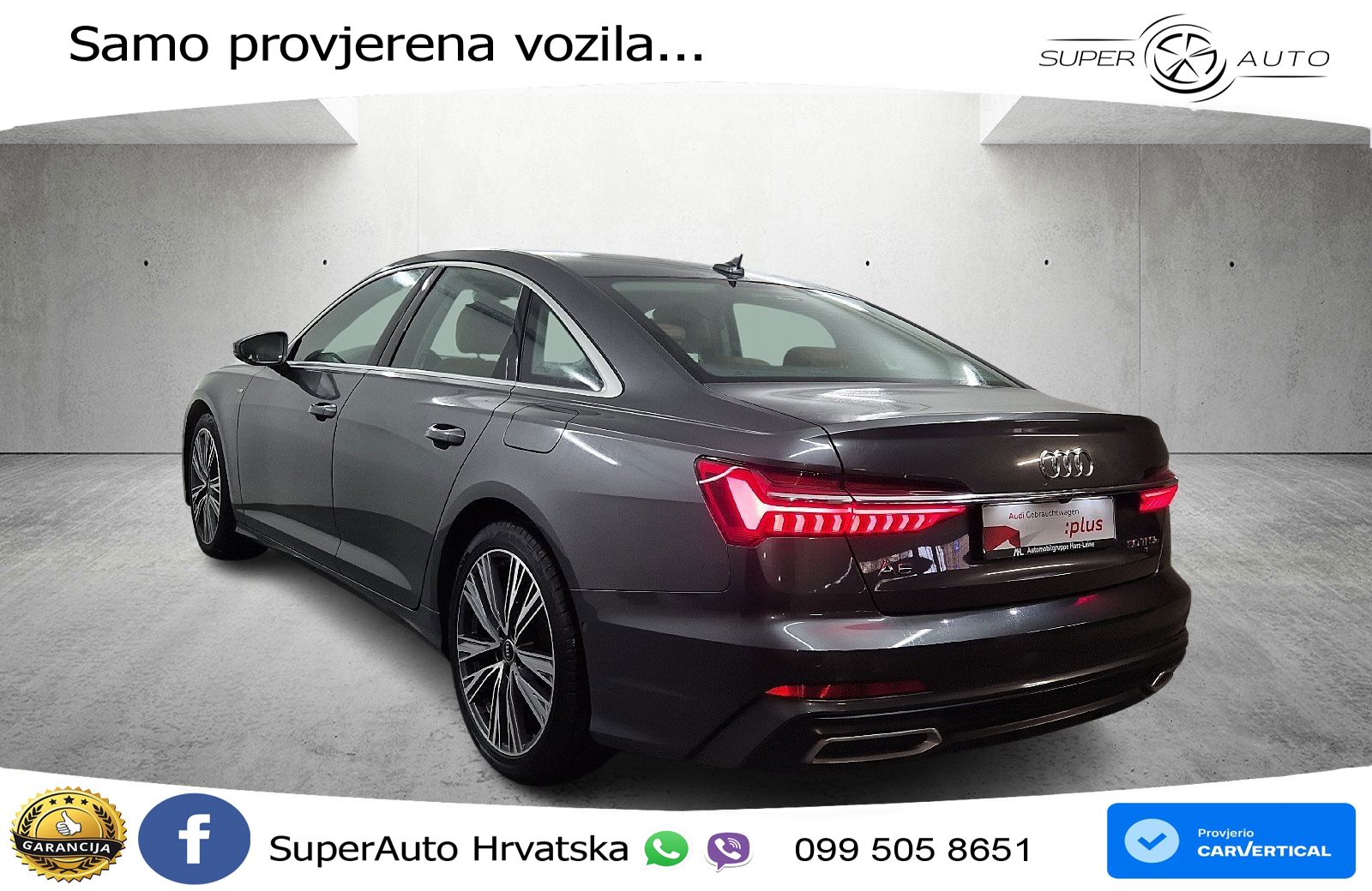 Audi A6 50 TFSIe (299 KS) quattro ultra S tronic S line MATRIX+GR SJED+KAM