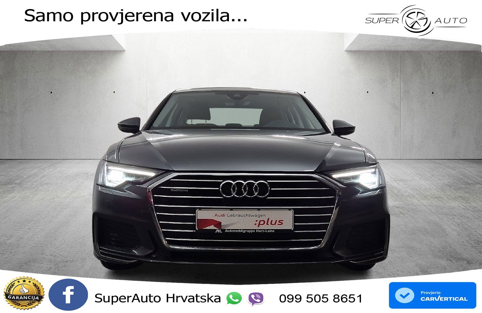 Audi A6 50 TFSIe (299 KS) quattro ultra S tronic S line MATRIX+GR SJED+KAM