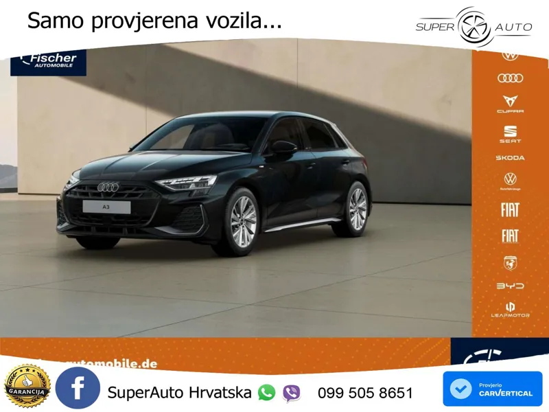 Audi A3 35 TFSI (150 KS) S tronic S line LED+GR SJED+ACC