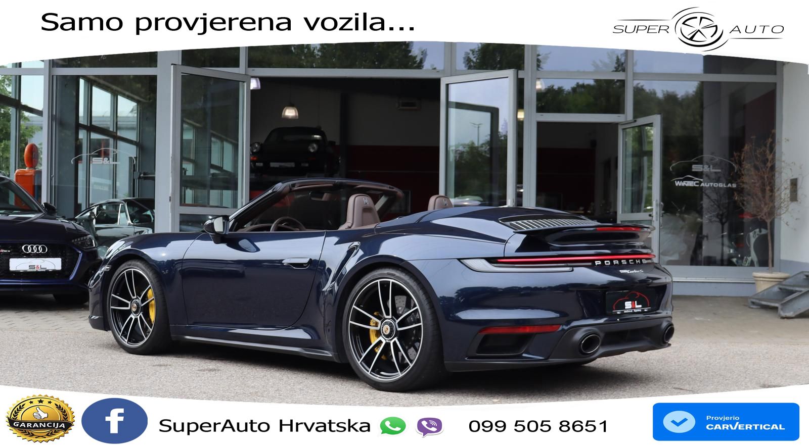 Porsche 911 Turbo S Cabriolet 3.8 (650 KS) PDK MATRIX+GR SJED+KAM