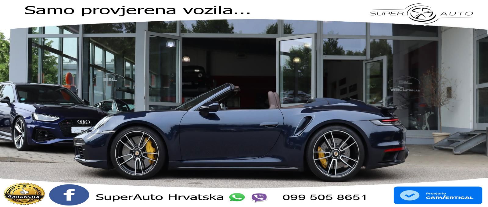 Porsche 911 Turbo S Cabriolet 3.8 (650 KS) PDK MATRIX+GR SJED+KAM