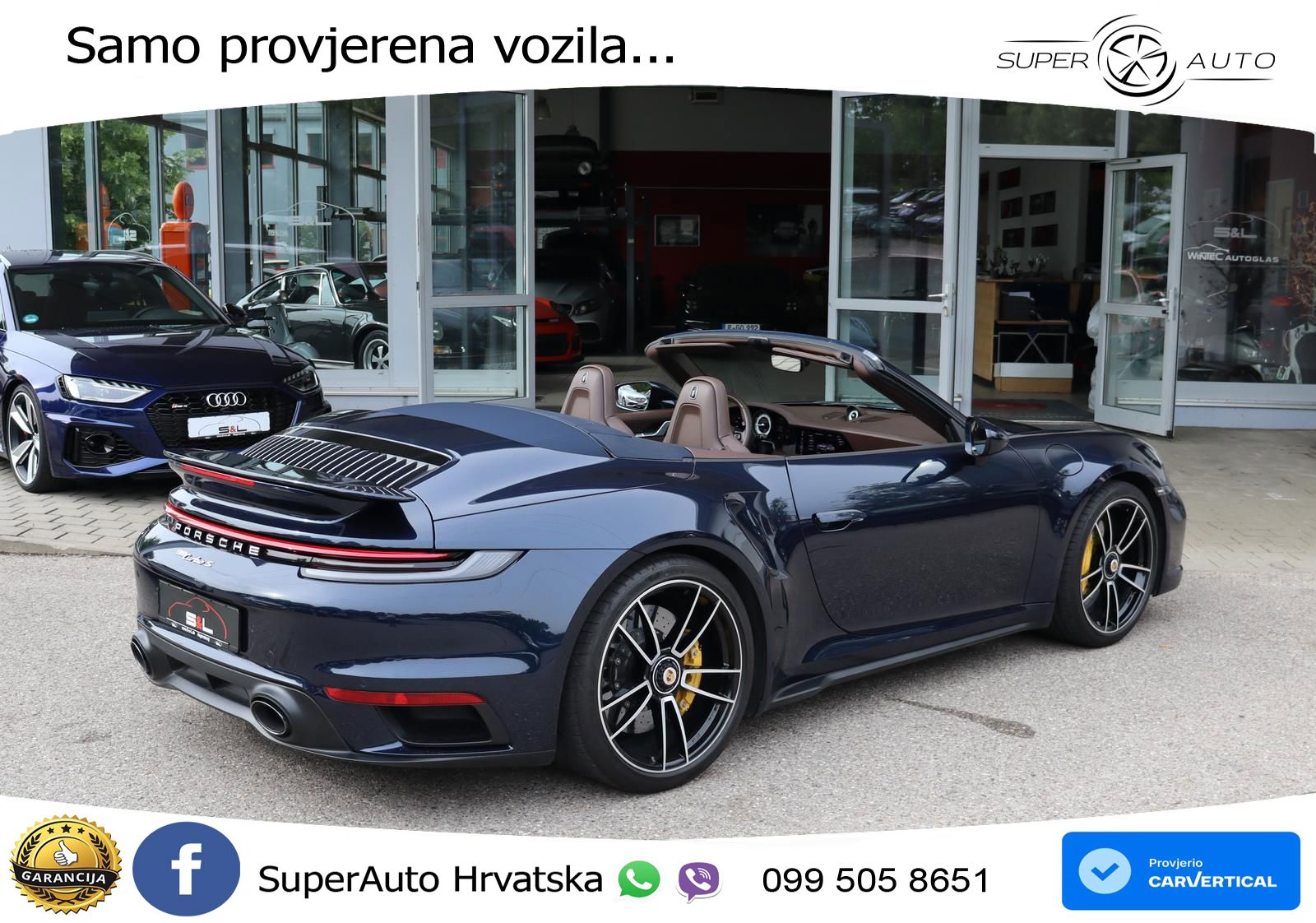 Porsche 911 Turbo S Cabriolet 3.8 (650 KS) PDK MATRIX+GR SJED+KAM