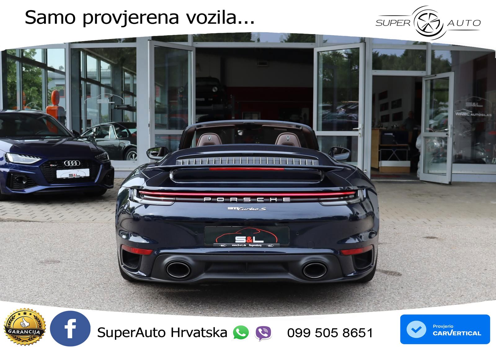 Porsche 911 Turbo S Cabriolet 3.8 (650 KS) PDK MATRIX+GR SJED+KAM