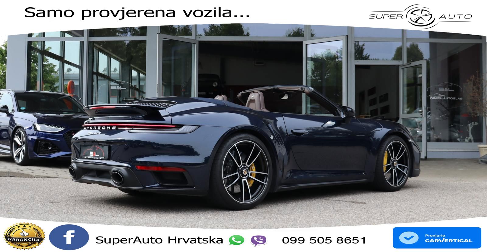 Porsche 911 Turbo S Cabriolet 3.8 (650 KS) PDK MATRIX+GR SJED+KAM