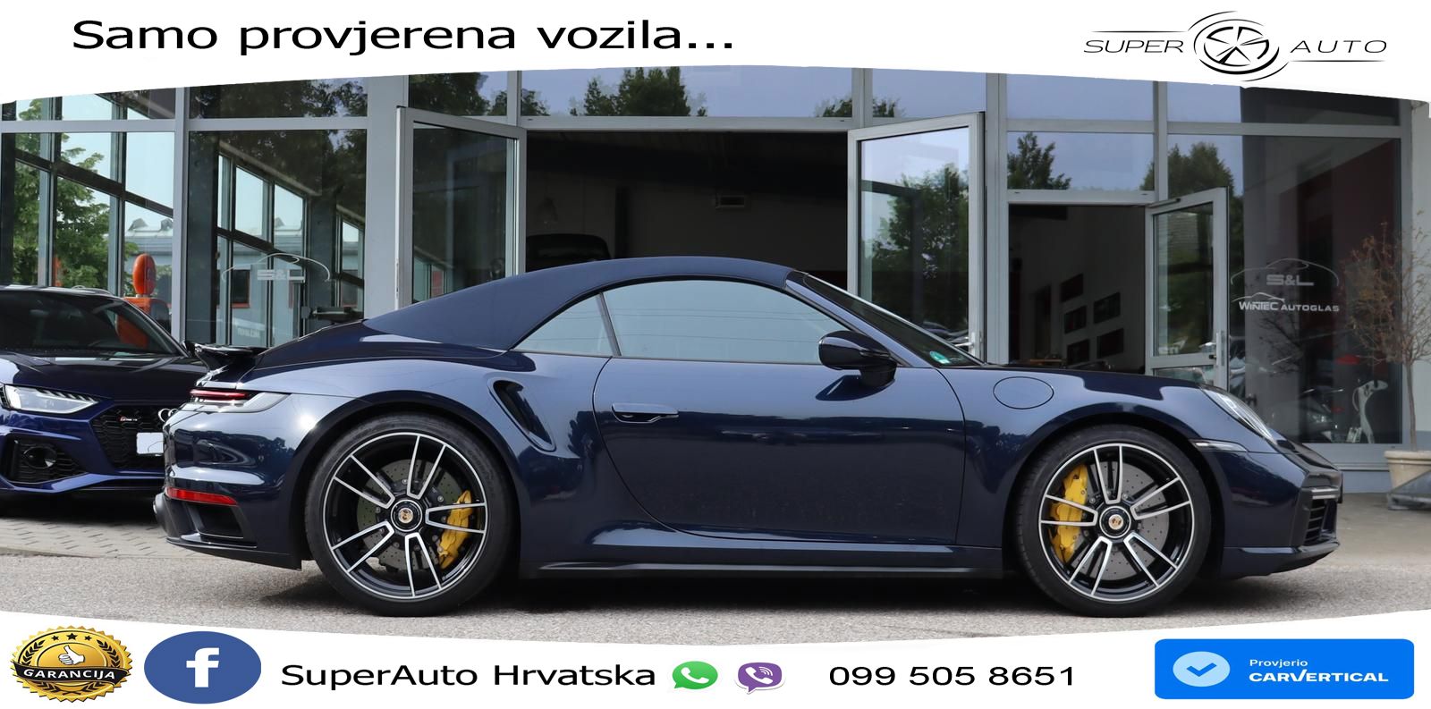 Porsche 911 Turbo S Cabriolet 3.8 (650 KS) PDK MATRIX+GR SJED+KAM