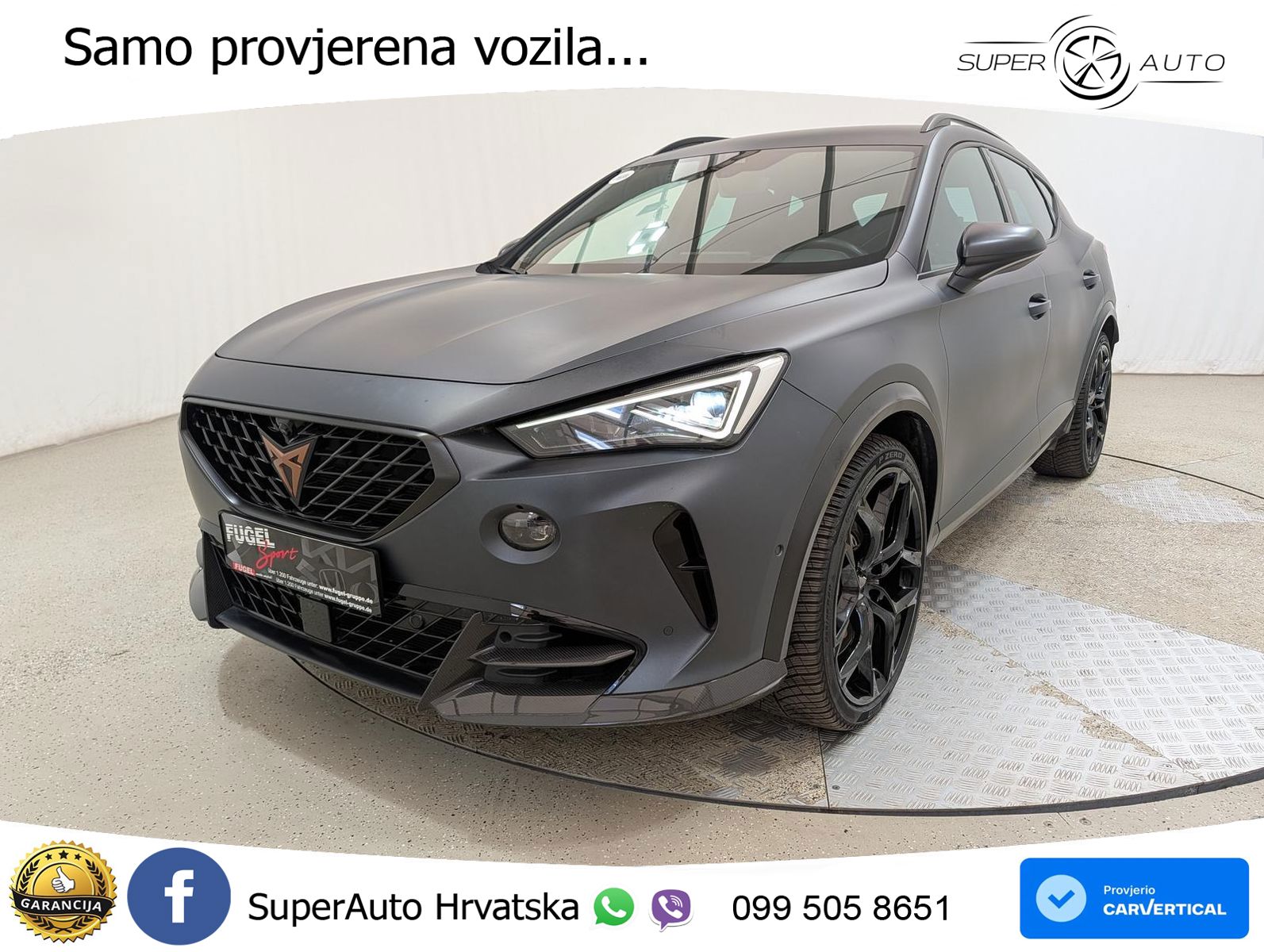 Cupra Formentor VZ5 2.5 TSI (390 KS) 4Drive DSG LED+GR SJED+ACC