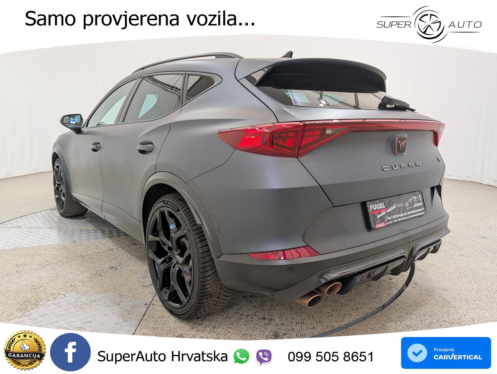Cupra Formentor VZ5 2.5 TSI (390 KS) 4Drive DSG LED+GR SJED+ACC