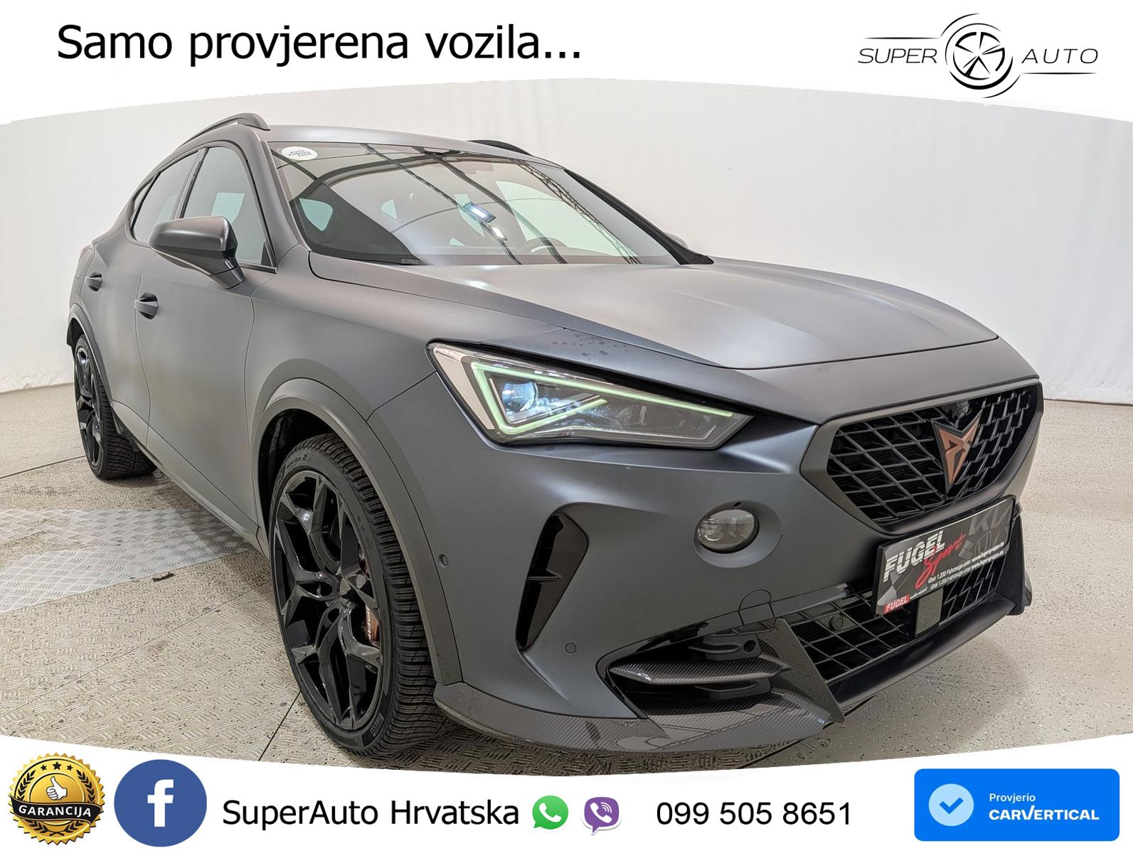 Cupra Formentor VZ5 2.5 TSI (390 KS) 4Drive DSG LED+GR SJED+ACC