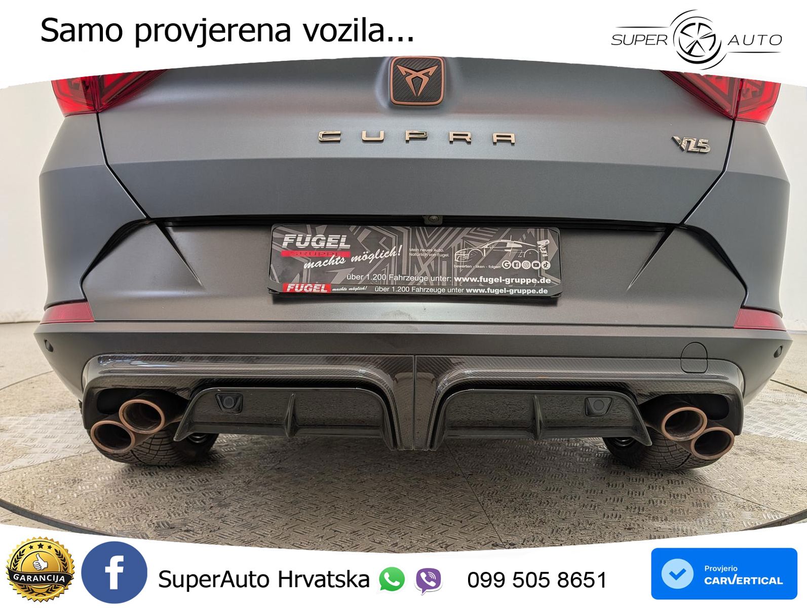 Cupra Formentor VZ5 2.5 TSI (390 KS) 4Drive DSG LED+GR SJED+ACC