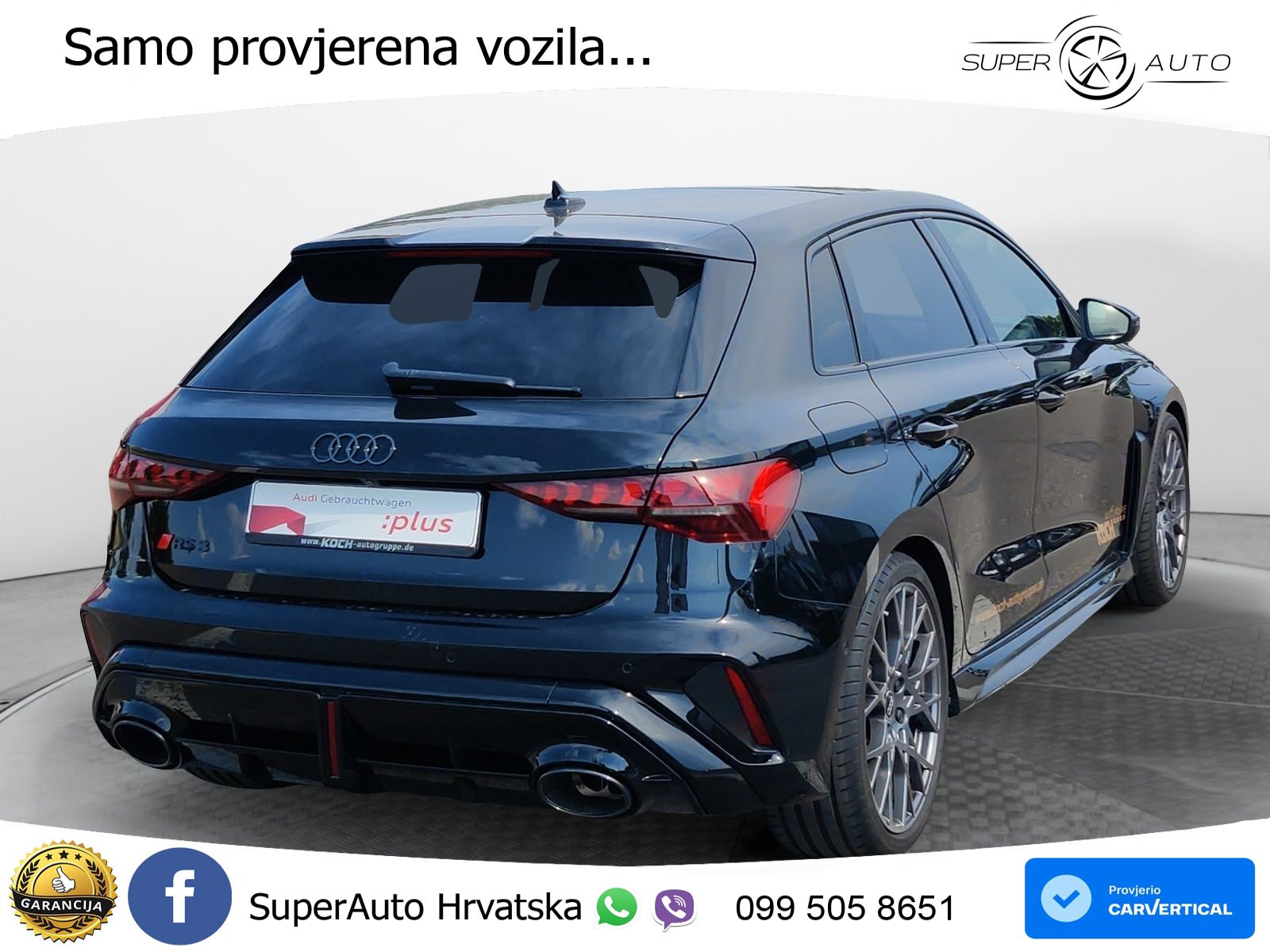 Audi RS3 Sedan 2.5 TFSI (400 KS) quattro S tronic LED+GR SJED+ACC