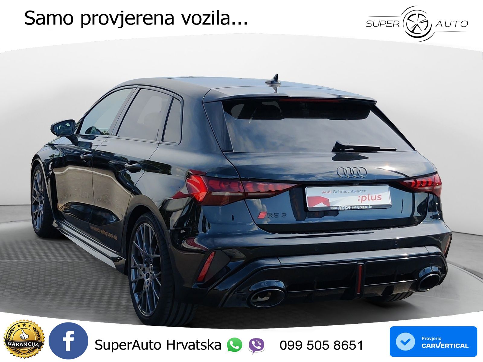 Audi RS3 Sedan 2.5 TFSI (400 KS) quattro S tronic LED+GR SJED+ACC