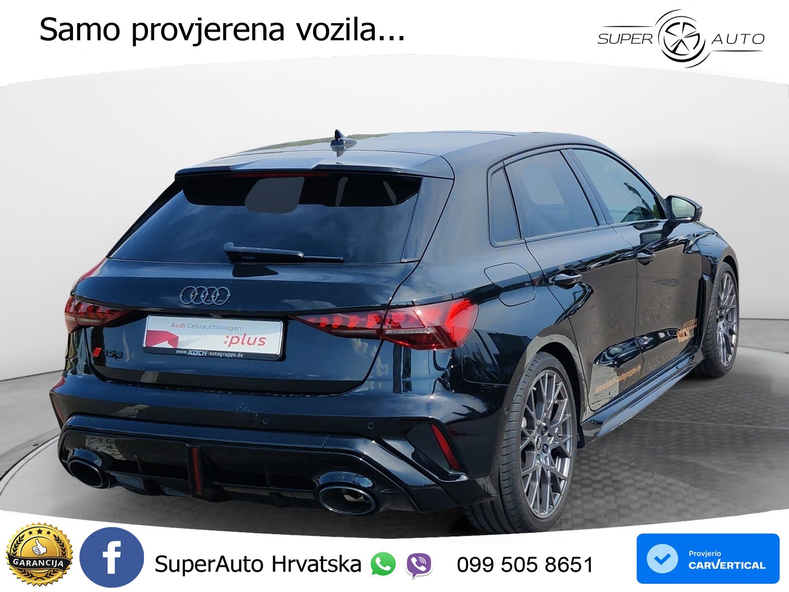Audi RS3 Sedan 2.5 TFSI (400 KS) quattro S tronic LED+GR SJED+ACC