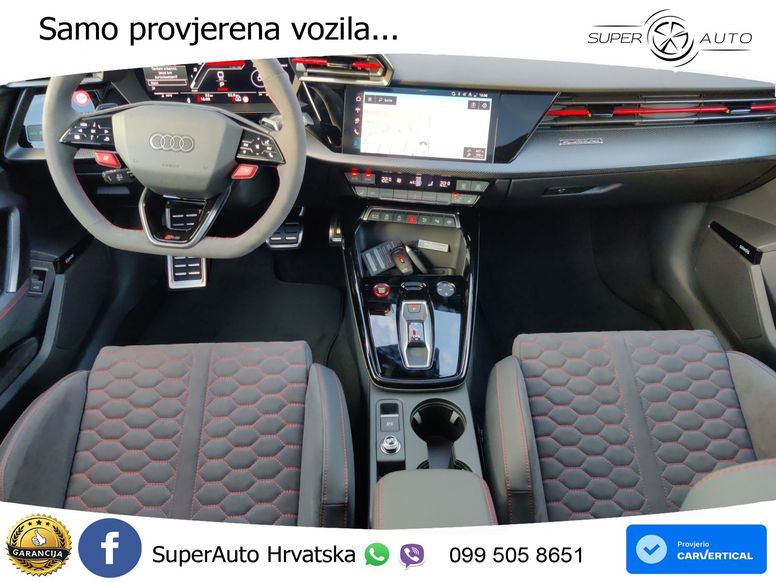 Audi RS3 Sedan 2.5 TFSI (400 KS) quattro S tronic LED+GR SJED+ACC