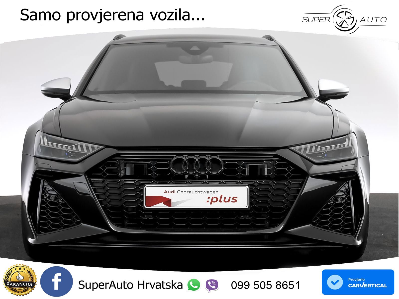 Audi RS6 Avant 4.0 TFSI V8 (600 KS) quattro Tiptronic LED+GR SJED+ACC