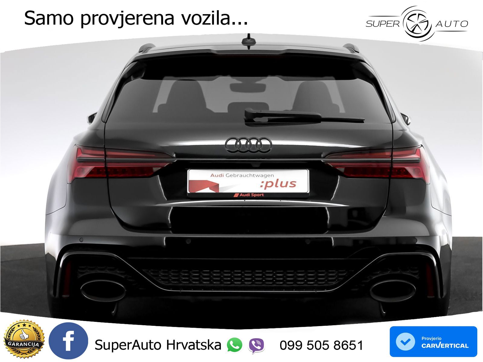 Audi RS6 Avant 4.0 TFSI V8 (600 KS) quattro Tiptronic LED+GR SJED+ACC