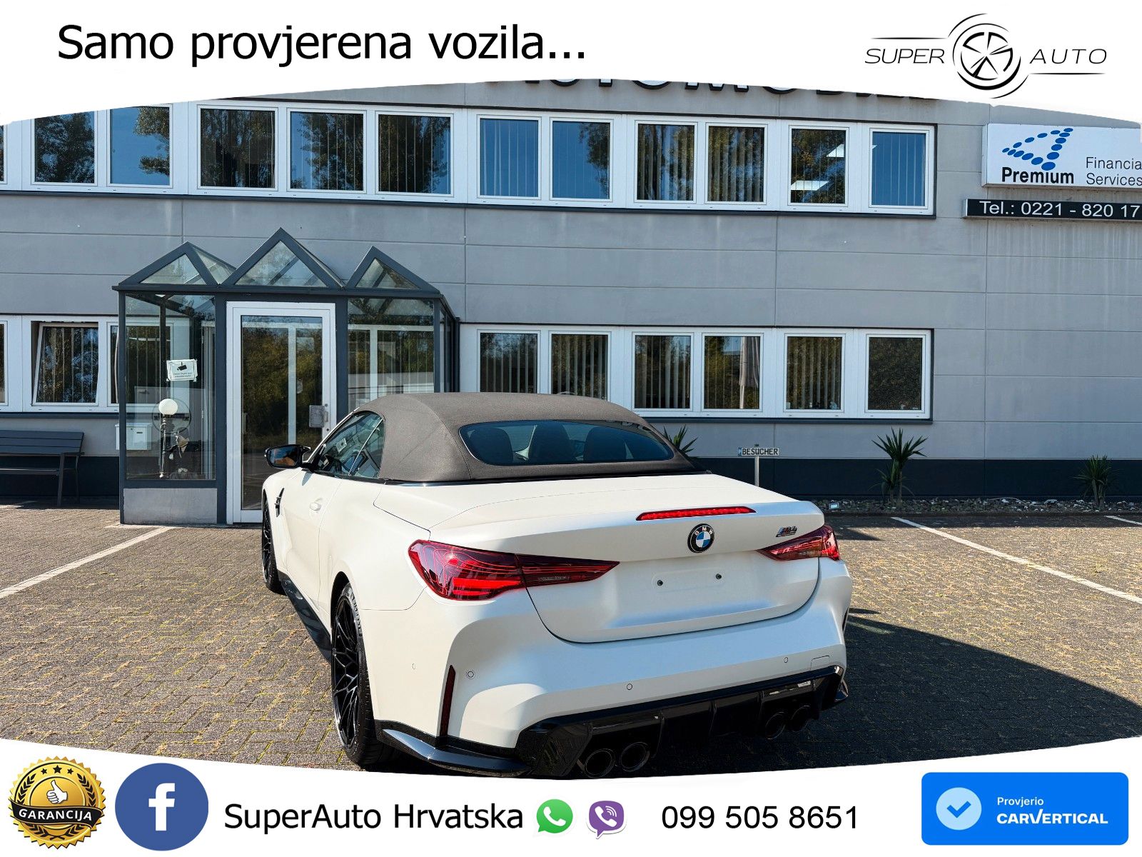 BMW M4 Convertible Competition 3.0 (530 KS) xDrive Steptronic LED+GR SJED+ACC