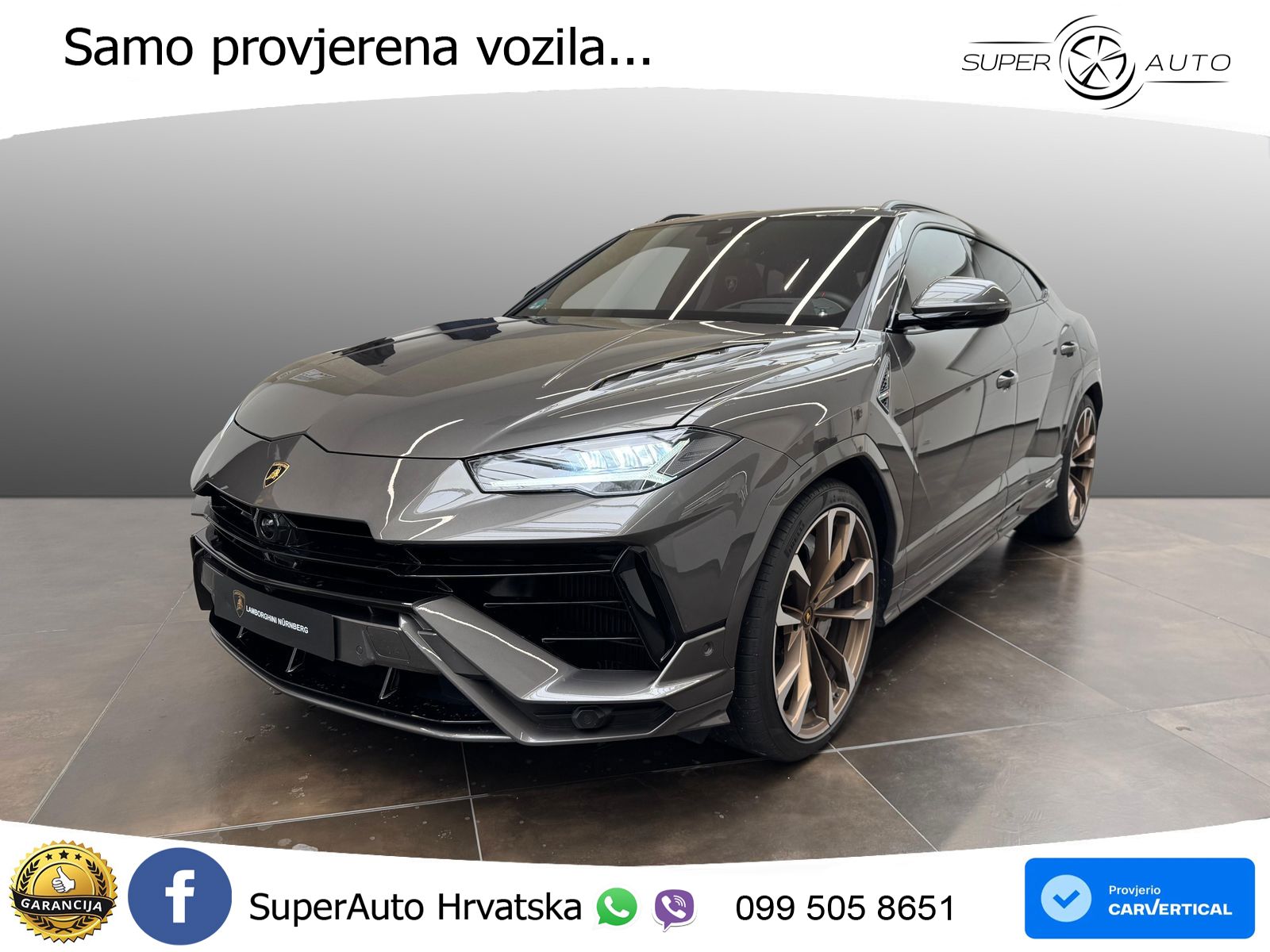 Lamborghini Urus S 4.0 V8 (666 KS) 4WD Automatic ACC+HEAD+4xGR SJED+360+PANO