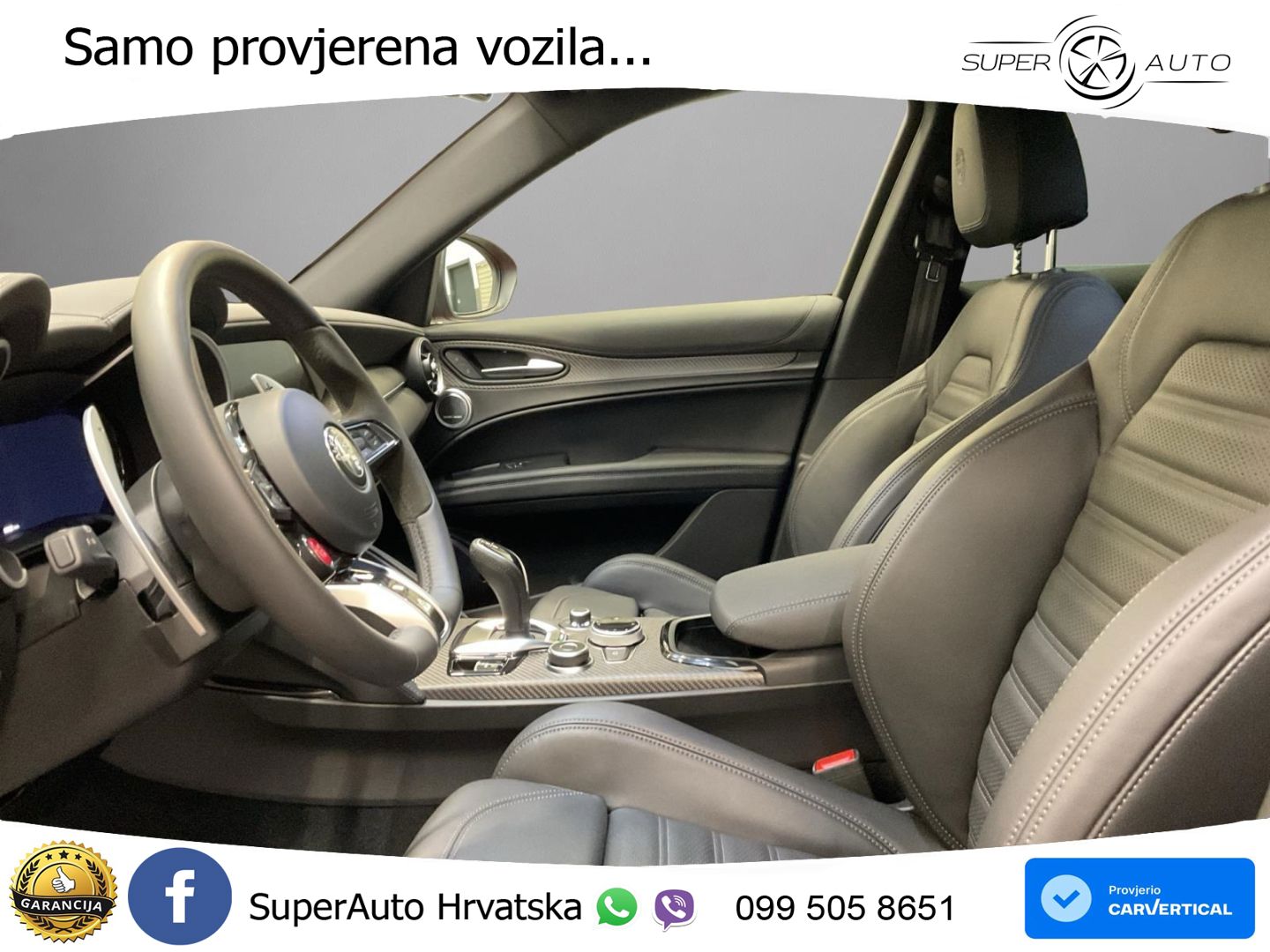 Alfa Romeo Stelvio Quadrifoglio 2.9 V6 Bi-Turbo (520 KS) Q4 Automatic LED+GR SJED+ACC