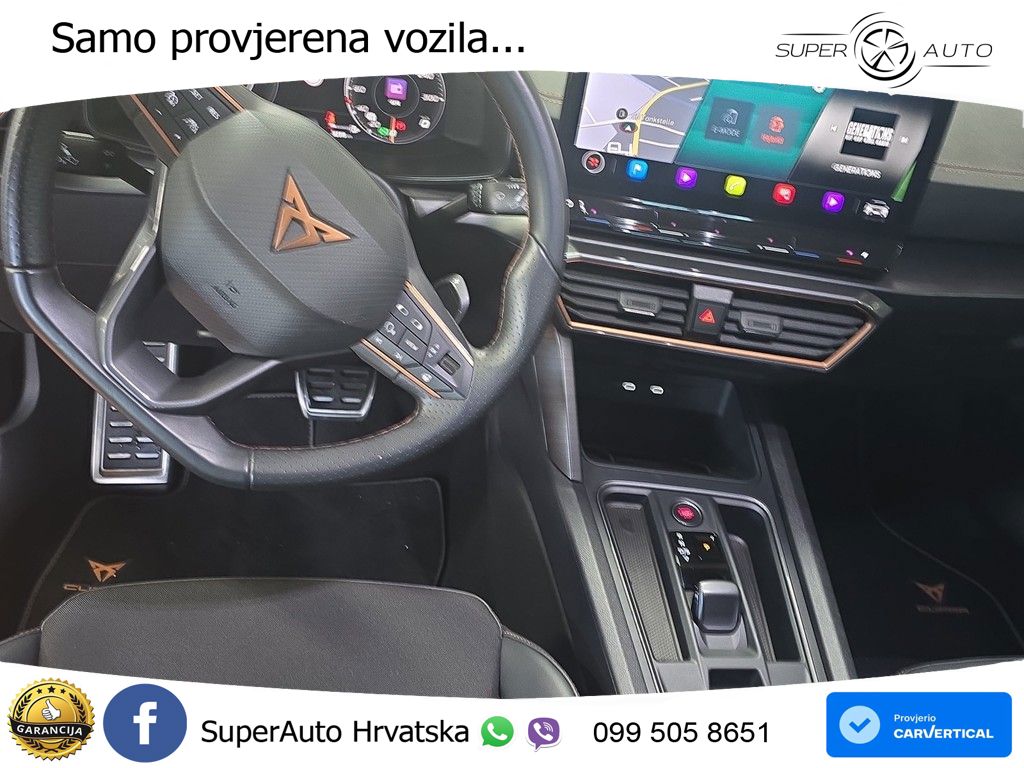 Cupra Formentor 1.4 TSI (245 KS) e-Hybrid DSG VZ MATRIX+GR SJED+KAM