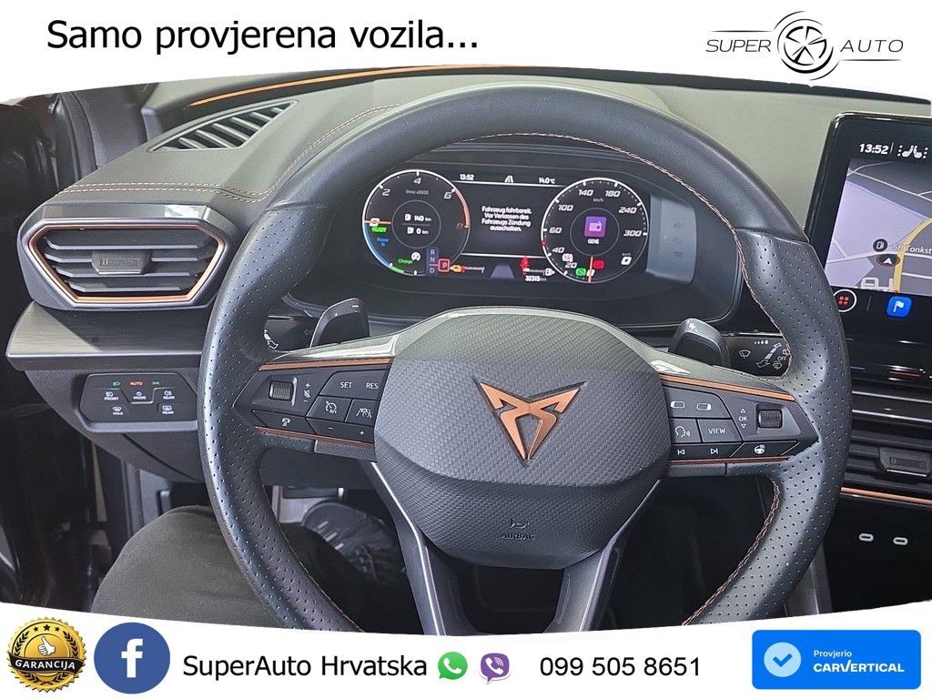 Cupra Formentor 1.4 TSI (245 KS) e-Hybrid DSG VZ MATRIX+GR SJED+KAM