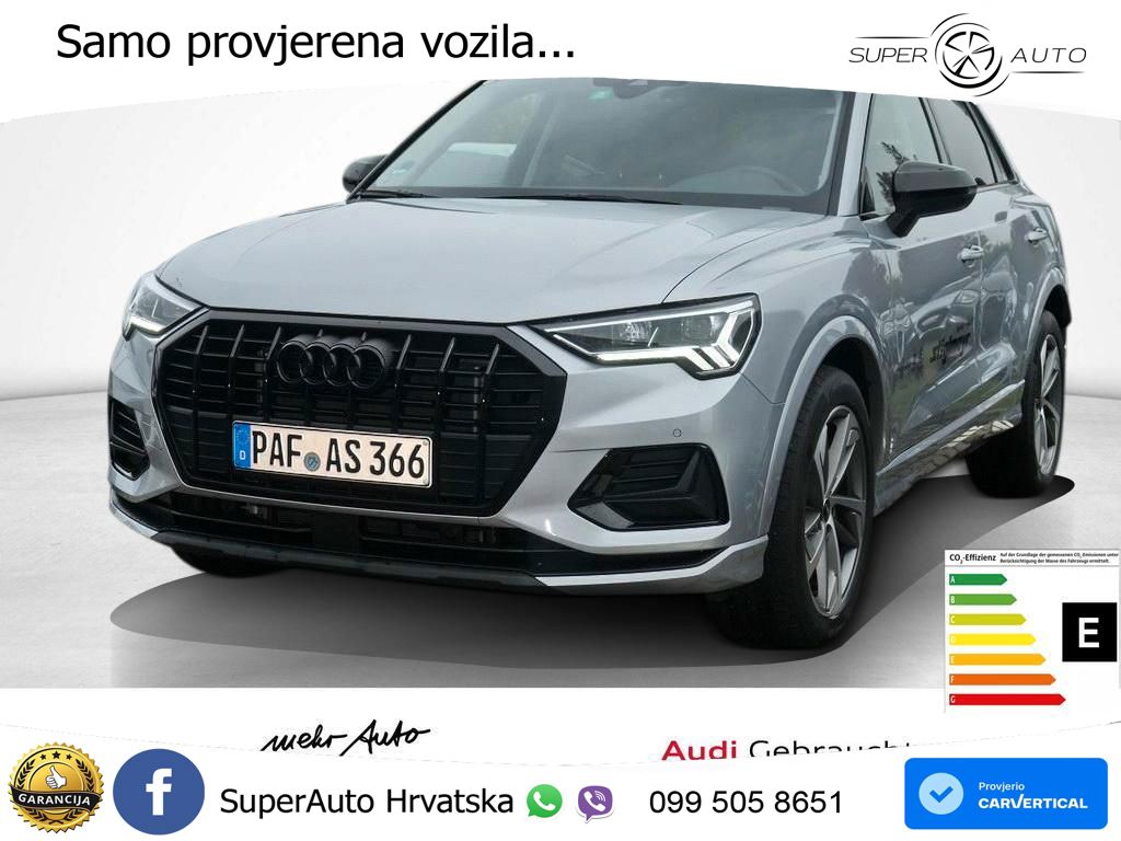 Audi Q3 35 TDI (150 KS) S tronic advanced LED+GR SJED+ACC