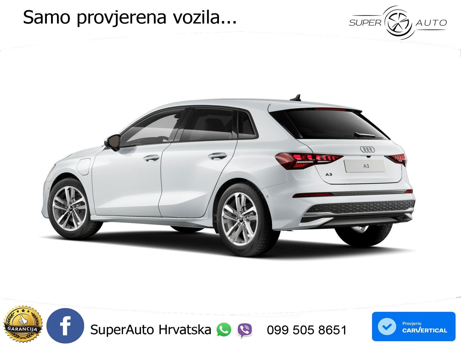 Audi A3 Sportback 40 TFSI e (204 KS) Plug-in Hybrid S tronic LED+GR SJED+ACC
