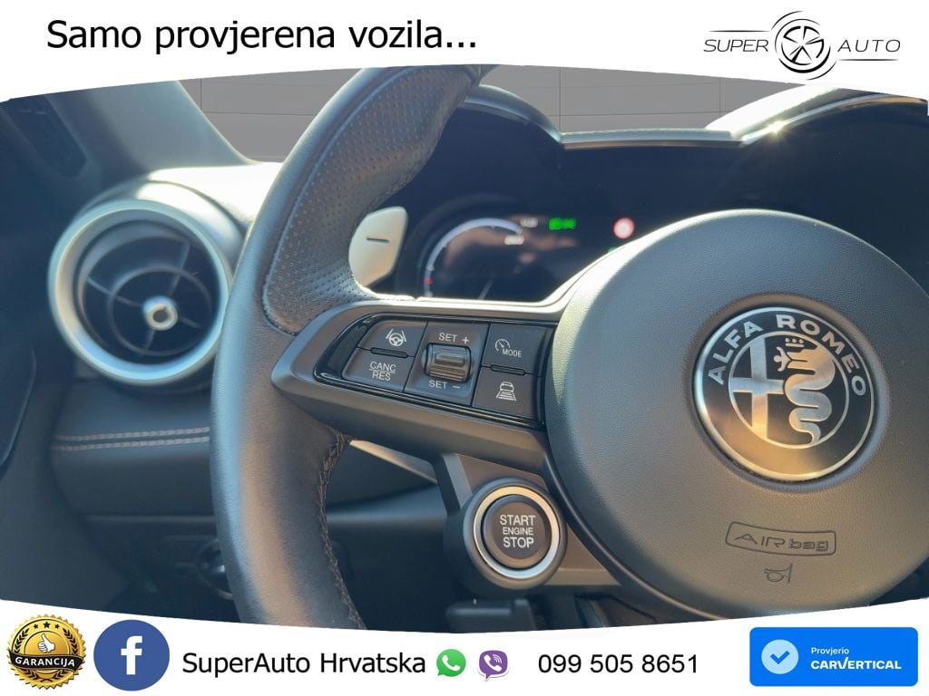 Alfa Romeo Tonale 1.5 VGT (160 KS) 48V-Hybrid TCT LED+GR SJED+ACC
