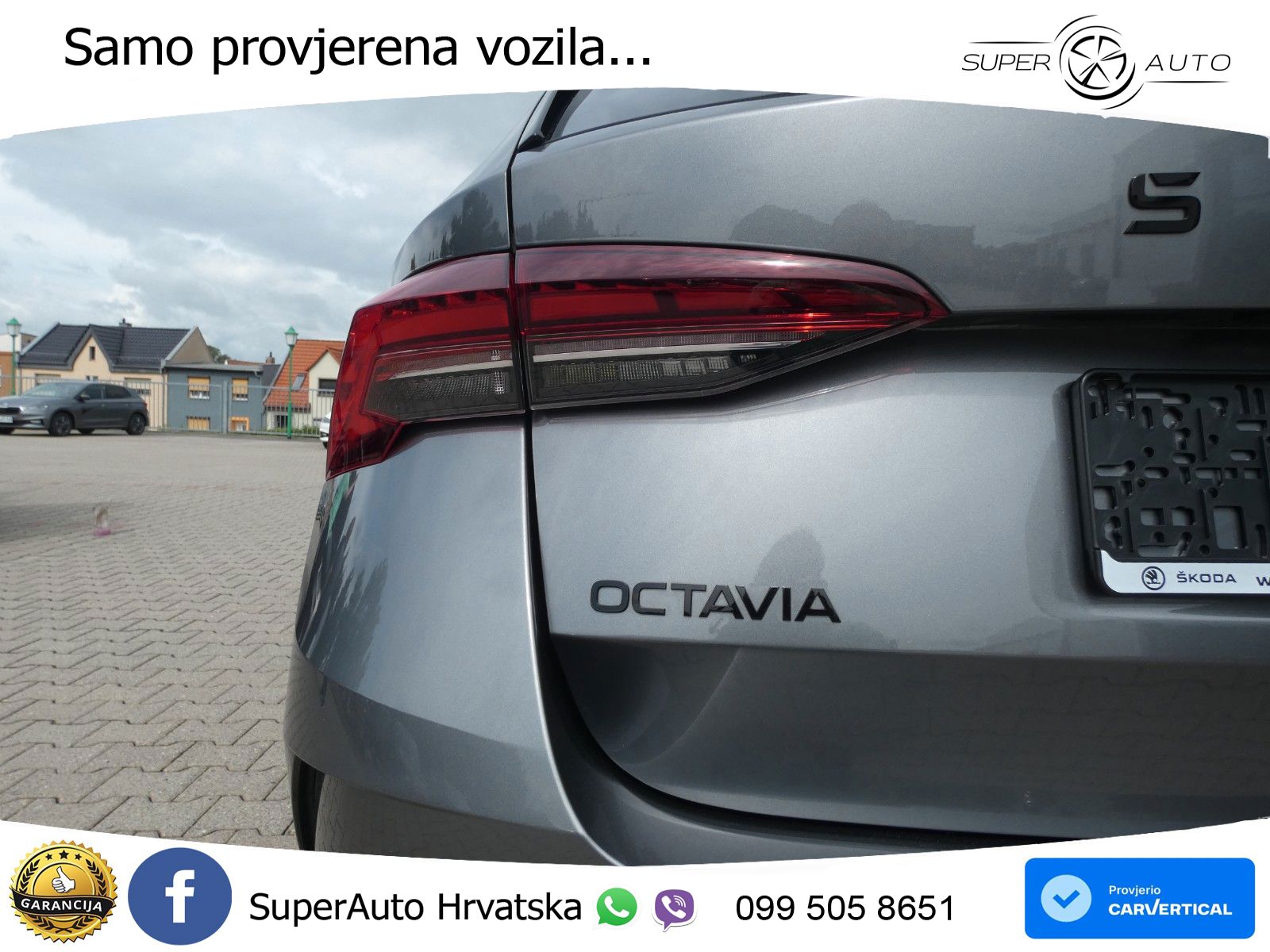 Škoda Octavia Combi RS 2.0 TSI (265 KS) DSG LED+GR SJED+ACC