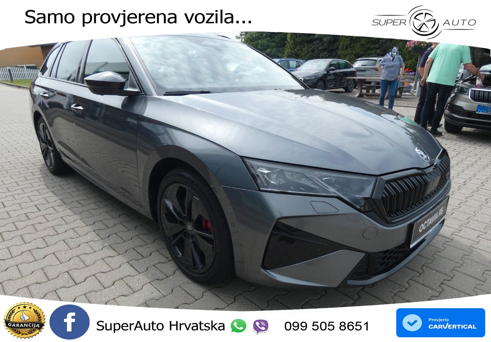 Škoda Octavia Combi RS 2.0 TSI (265 KS) DSG LED+GR SJED+ACC