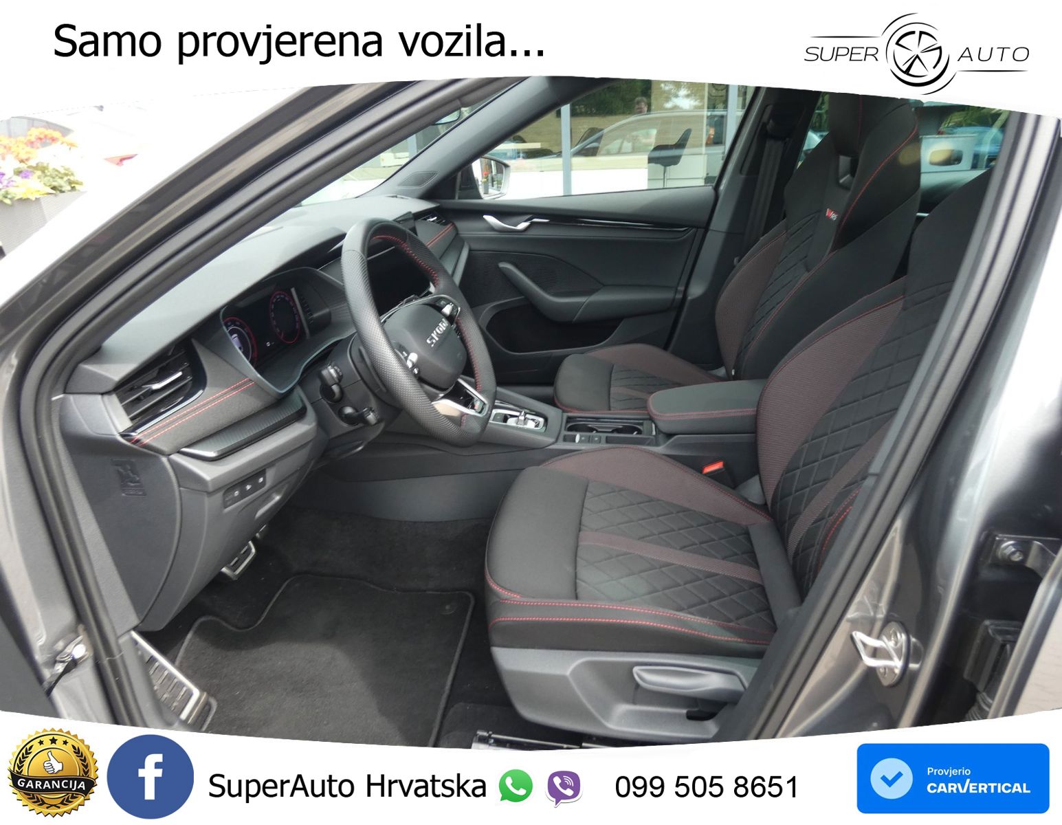 Škoda Octavia Combi RS 2.0 TSI (265 KS) DSG LED+GR SJED+ACC