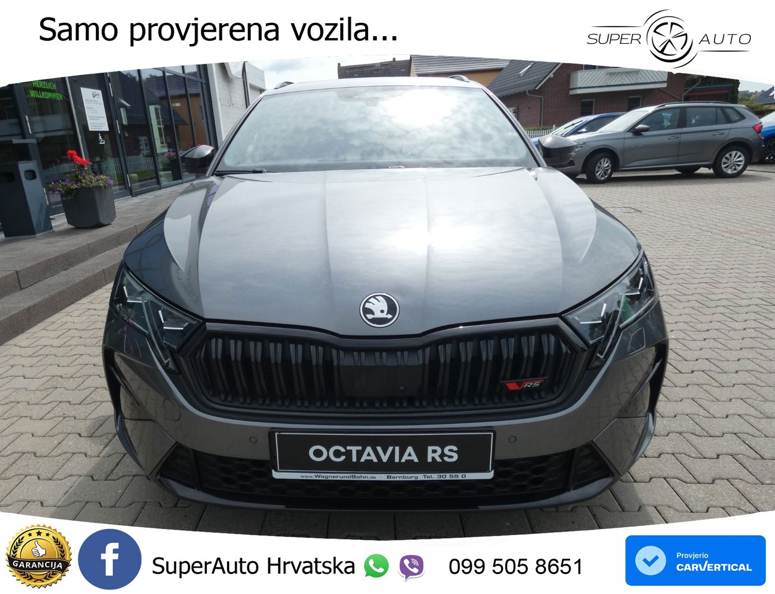 Škoda Octavia Combi RS 2.0 TSI (265 KS) DSG LED+GR SJED+ACC
