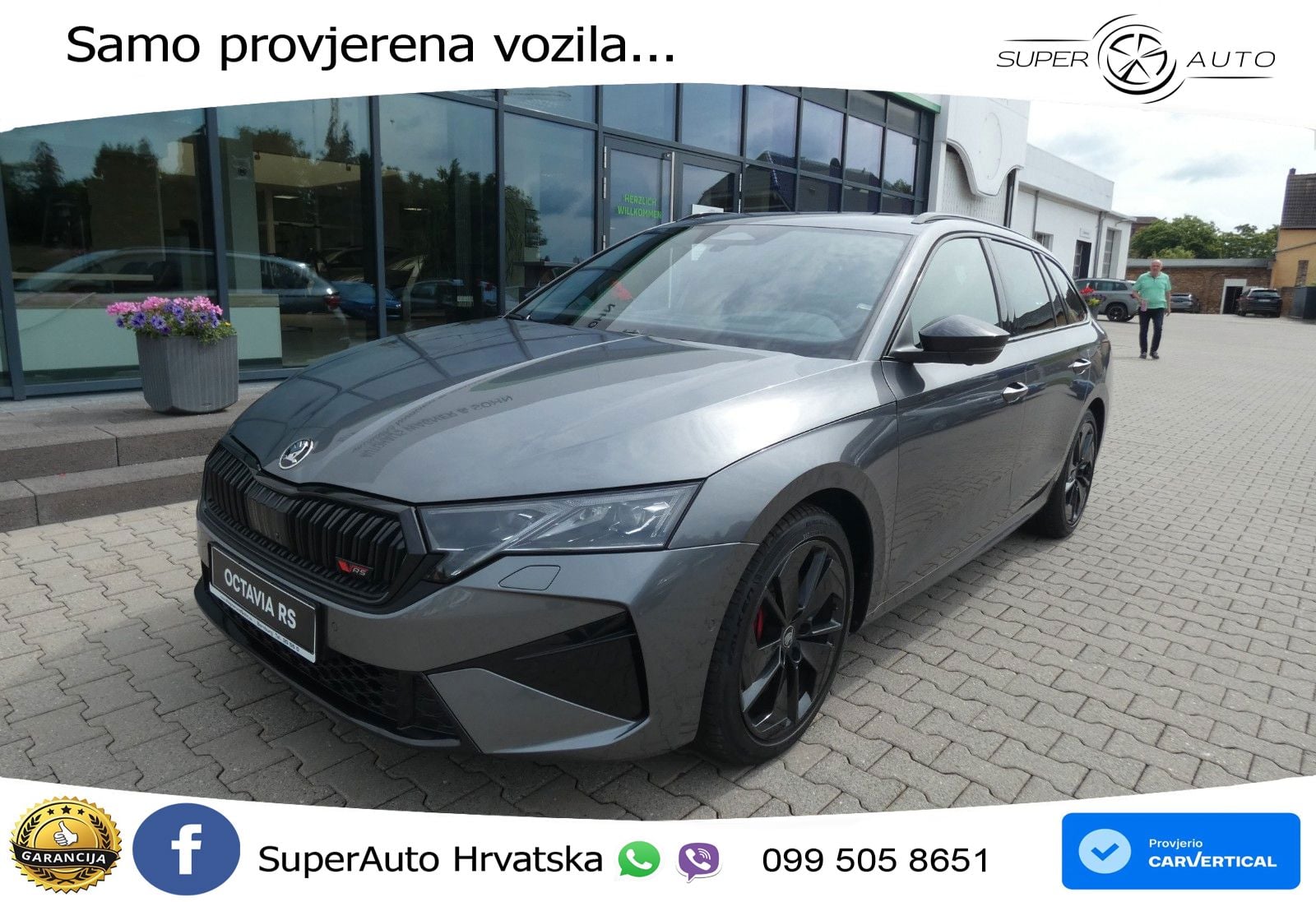 Škoda Octavia Combi RS 2.0 TSI (265 KS) DSG LED+GR SJED+ACC