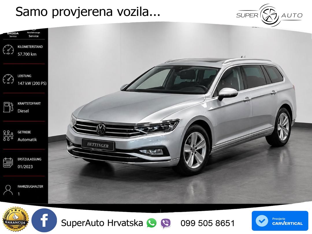 Volkswagen Passat Variant 2.0 TDI (200 KS) DSG Elegance MATRIX+GR SJED+KAM