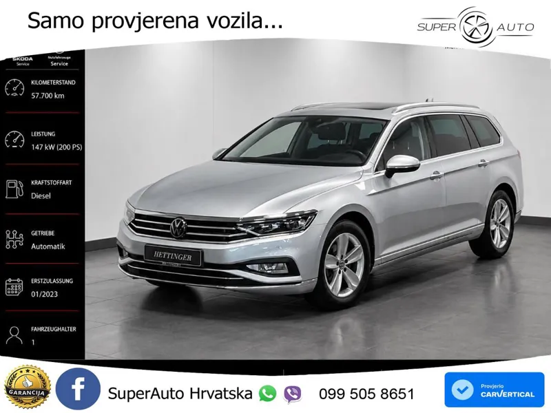 Volkswagen Passat Variant 2.0 TDI (200 KS) DSG Elegance MATRIX+GR SJED+KAM