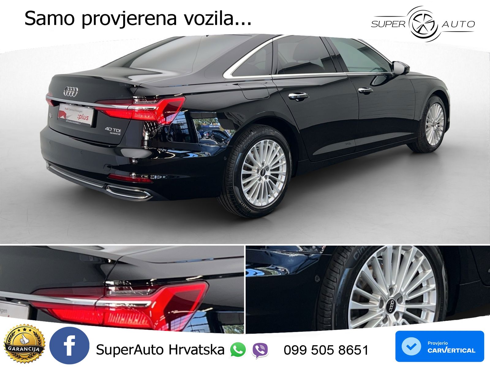 Audi A6 40 TDI (204 KS) quattro ultra S tronic LED+GR SJED+ACC