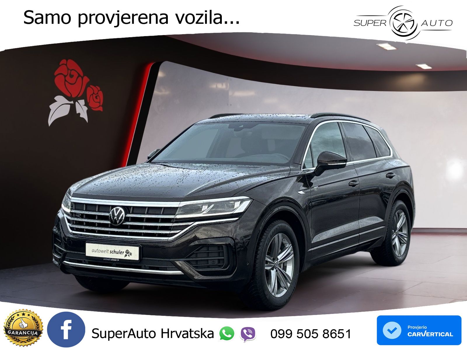 Volkswagen Touareg 3.0 V6 TDI (231 KS) 4MOTION Tiptronic R-Line ZRAČNI+ACC+GR SJED+KAM+PANO