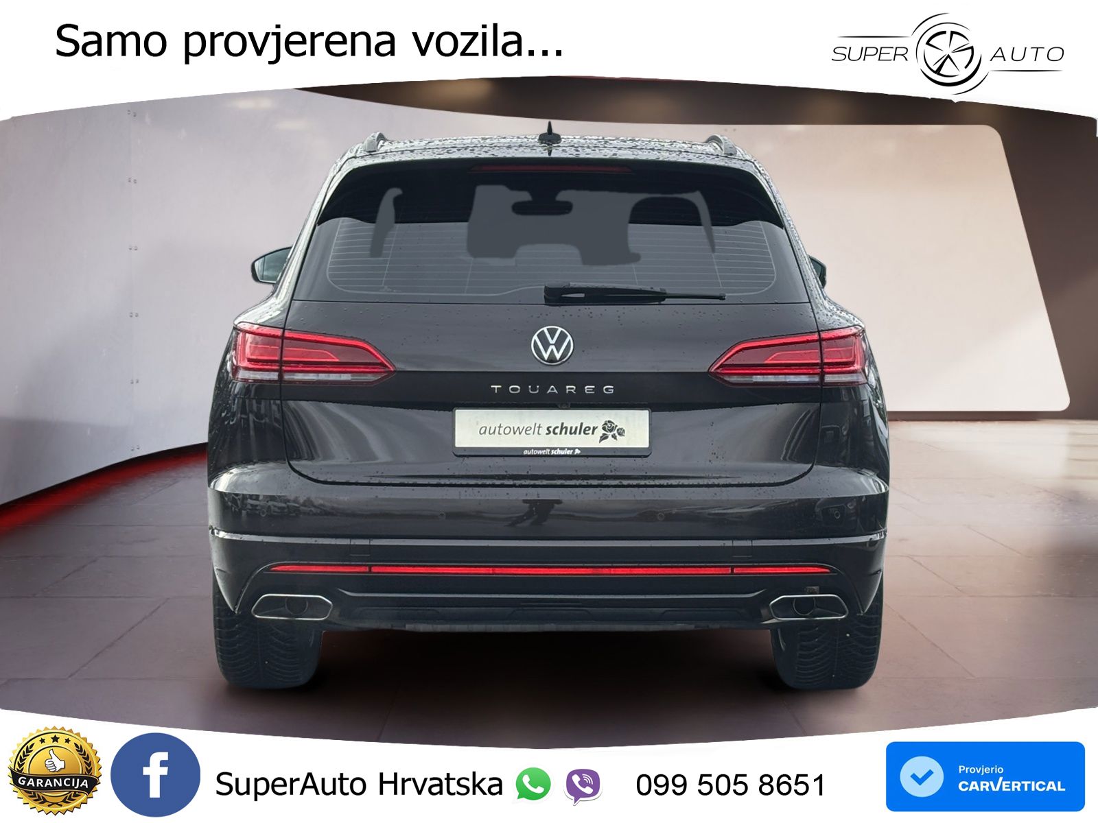 Volkswagen Touareg 3.0 V6 TDI (231 KS) 4MOTION Tiptronic R-Line ZRAČNI+ACC+GR SJED+KAM+PANO