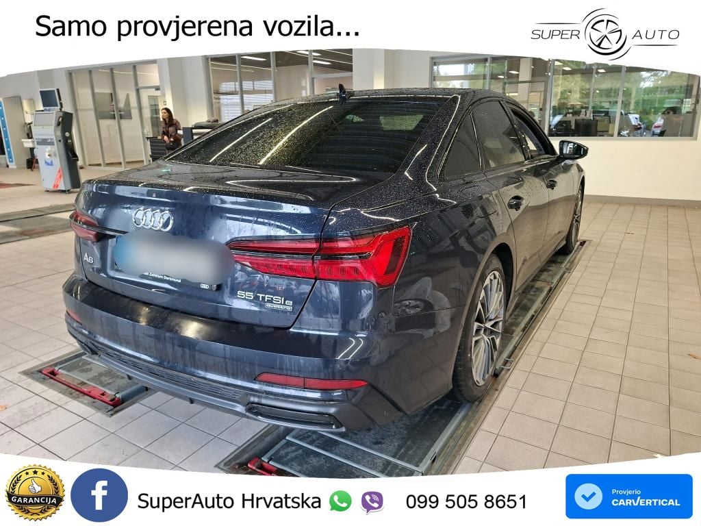 Audi A6 55 TFSIe (367 KS) quattro ultra S tronic 2x S line LED+GR SJED+ACC