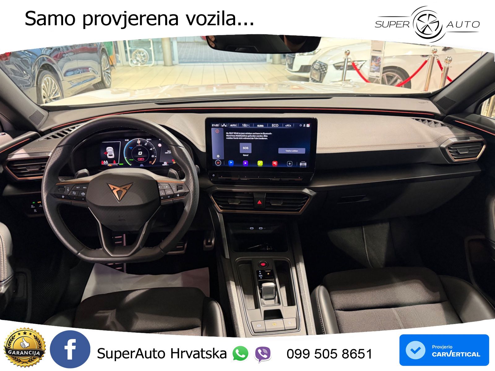 Cupra Formentor 1.4 TSI (245 KS) e-Hybrid DSG VZ LED+GR SJED+ACC